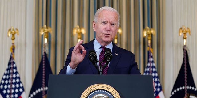 A report says President Biden, seen at the White House on October 4, may sign an executive action demanding that the Federal Bureau of Prisons allow inmates to go to a prison that matches their gender identity.